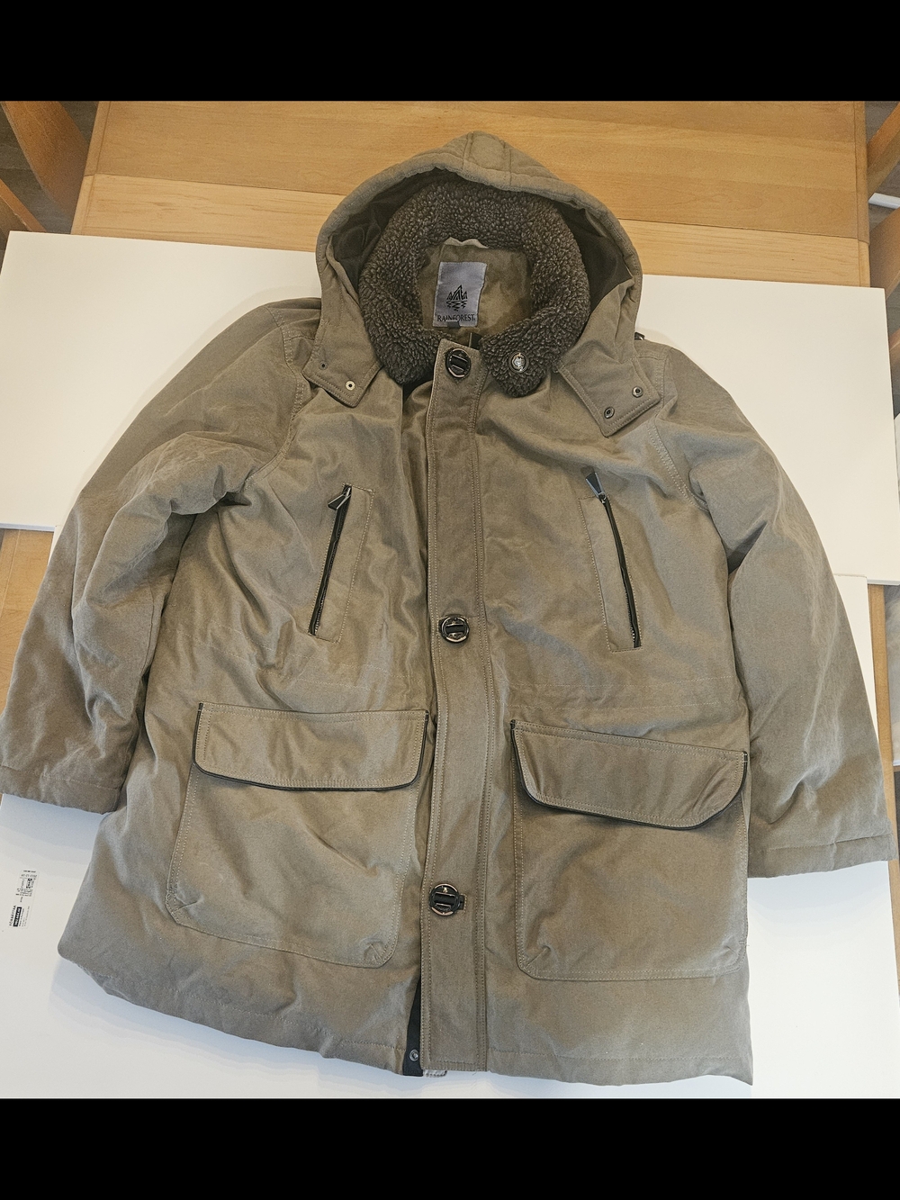 Rainforest Heritage Micro Oxford Thermoluxe Fill Parka Men’s size ( XL ) Jacket